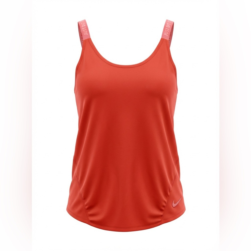 Nike Women's Orange Athletic Tank Top Size Medium P2P 18”